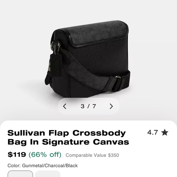 Coach Sullivan Flap Crossbody Bag - Picture 4 of 7